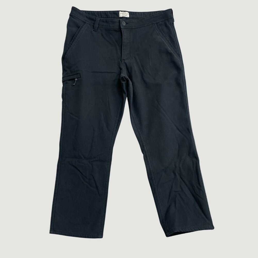 Weatherproof Vintage Mens Canvas Black Tech  Pants 36X29  M0303